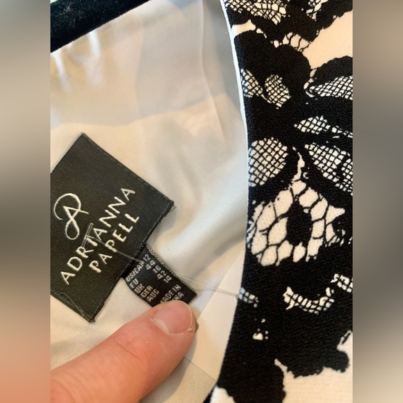 Lace Print Shift Dress - Picture 6 of 8